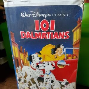 Disney 101 Dalmatians Red and Yellow VHS
